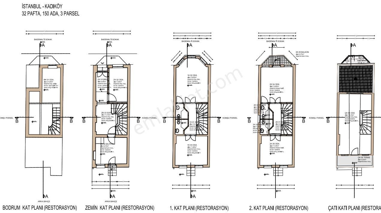 Moda Da Cadde Üzeri Bahçeli Satılık Eski Eser Bina - Görsel 10