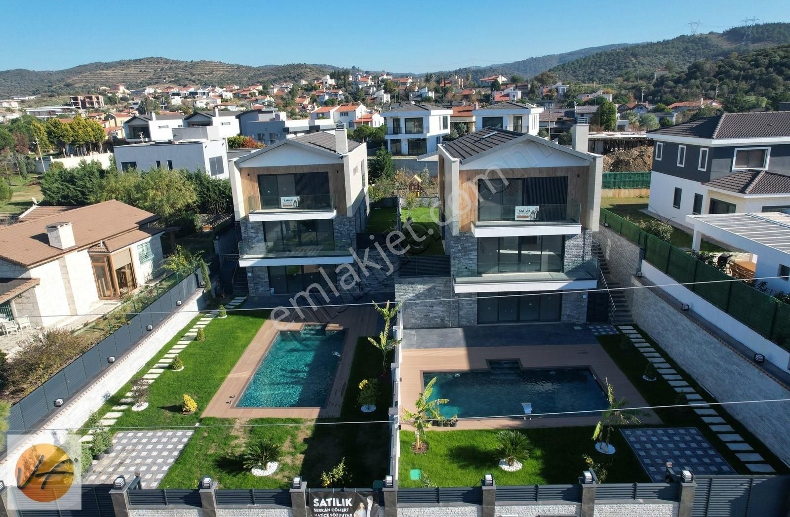 Urla Bademler Satılık Villa Urla Bademler Hekimköy 3+2 Tam Müstakil Satılık Sıfır Villa