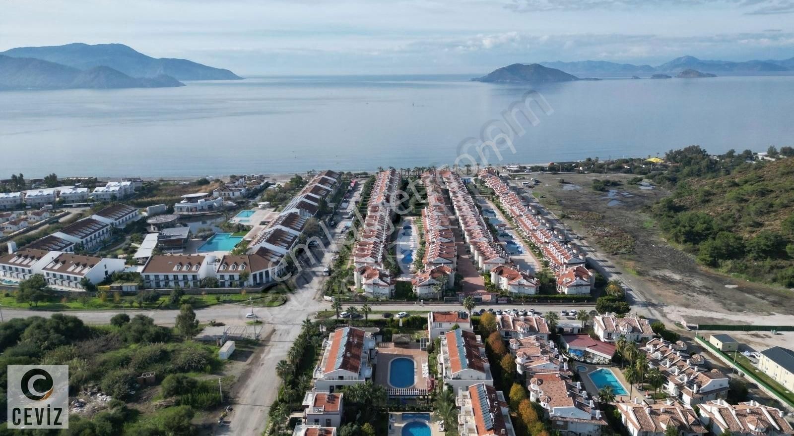 Fethiye Karagedik Satılık Daire Fethiye Çalış Ta 2+1 Bahçe Katı , Havuzlu Sitede Satılık Daire