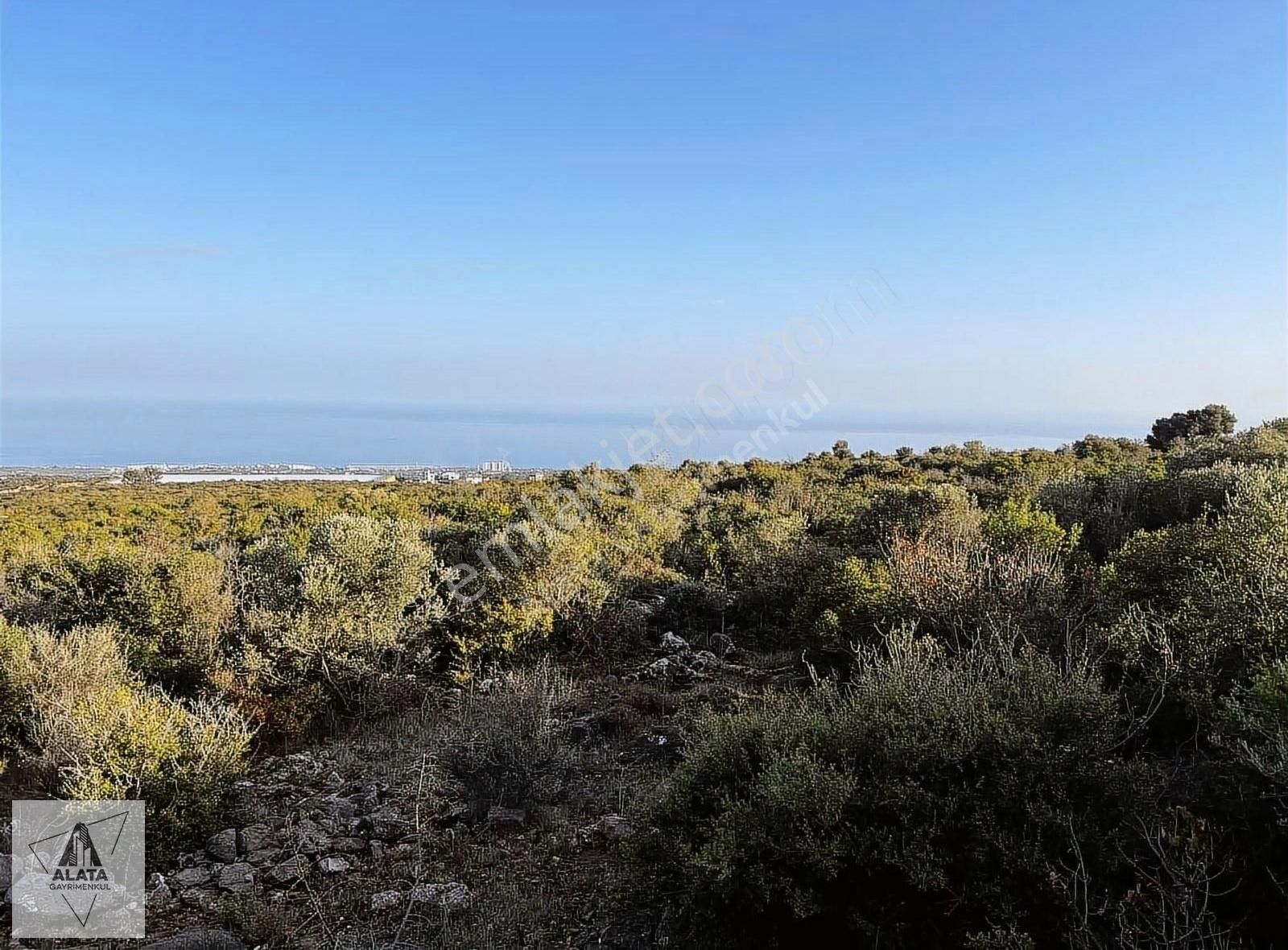 Erdemli Ayaş Satılık Tarla Kumkuyu Çanakçıda Yatırımlık Deniz Ve Şehir Manzaralı Parsel