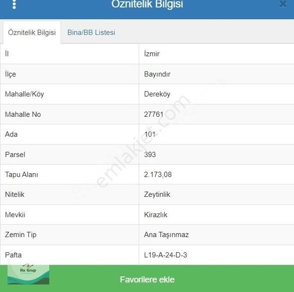 İzmir Bayındır Dereköy' De Yola Cepheli Zeytinlik - Görsel 2