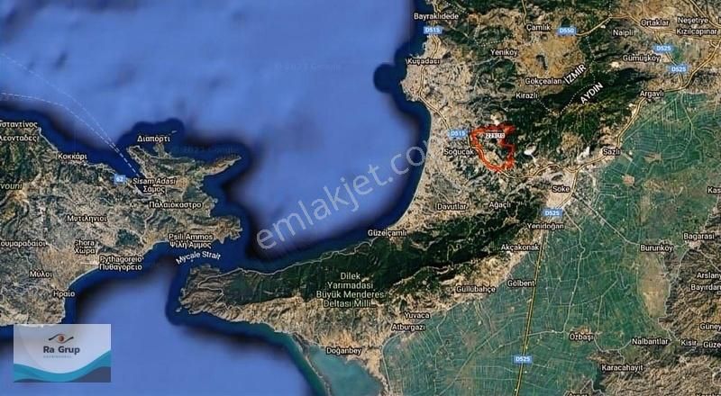 Kuşadası Milli Park Sisam Adası Ve Deniz Manzaralı 9424 M2 Arazi - Görsel 9
