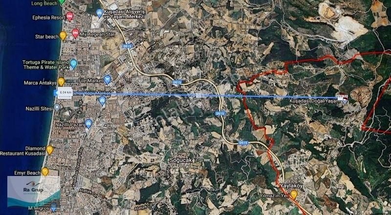 Kuşadası Milli Park Sisam Adası Ve Deniz Manzaralı 9424 M2 Arazi - Görsel 13
