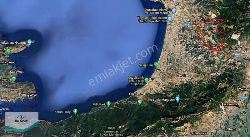 Kuşadası Milli Park Sisam Adası Ve Deniz Manzaralı 9424 M2 Arazi - Görsel 8