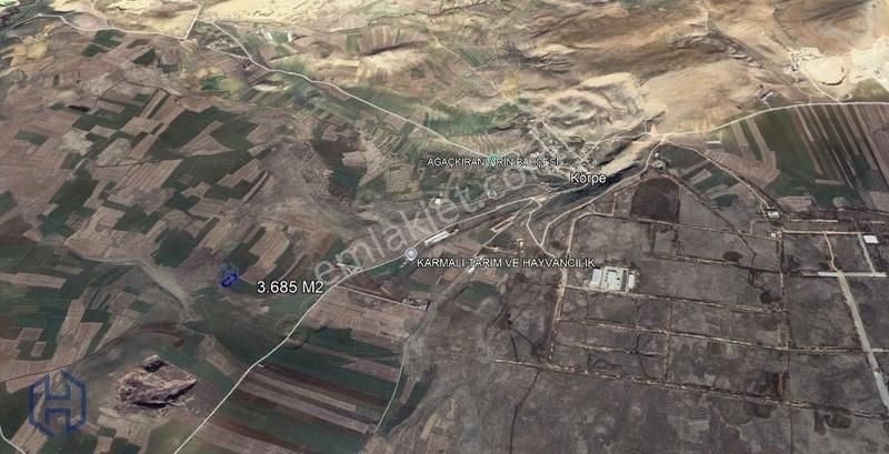 Elazığ Merkez Körpe Köyü Satılık Tarla Harbert Gayrimenkul Körpe'de Satılık 3.685 M2 2. Osb Yakın Tarla