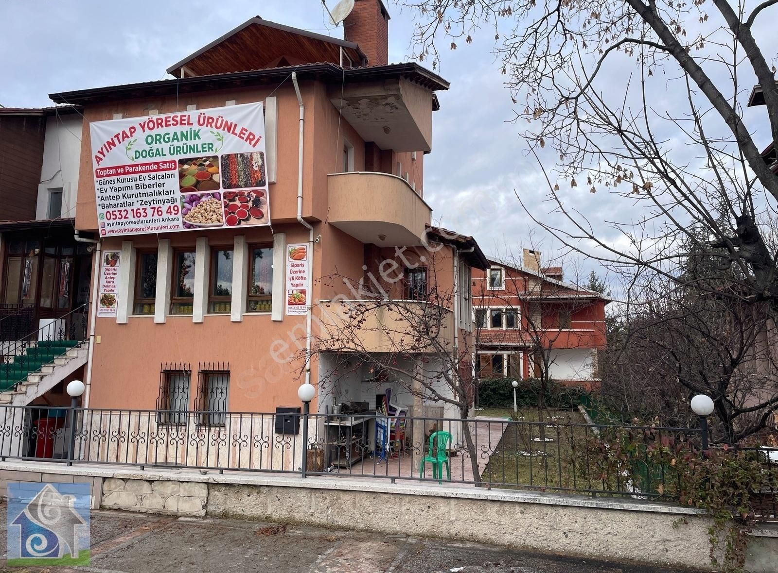 Çankaya Mutlukent Satılık Villa Beysukent'' Te Angora Bulvarına Cepheli İş Yerine Uygun Villa