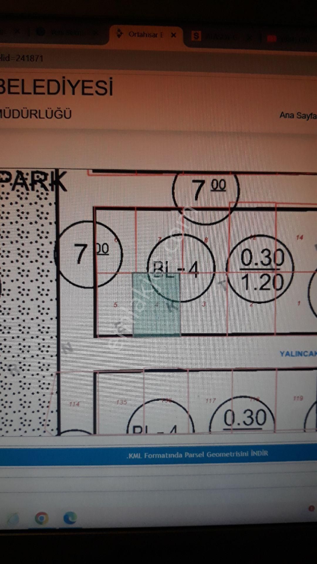 Ortahisar Yalıncak Satılık Arazi 80mkr Taban Kurulum 4 Kat Yapıı Yapilabilir