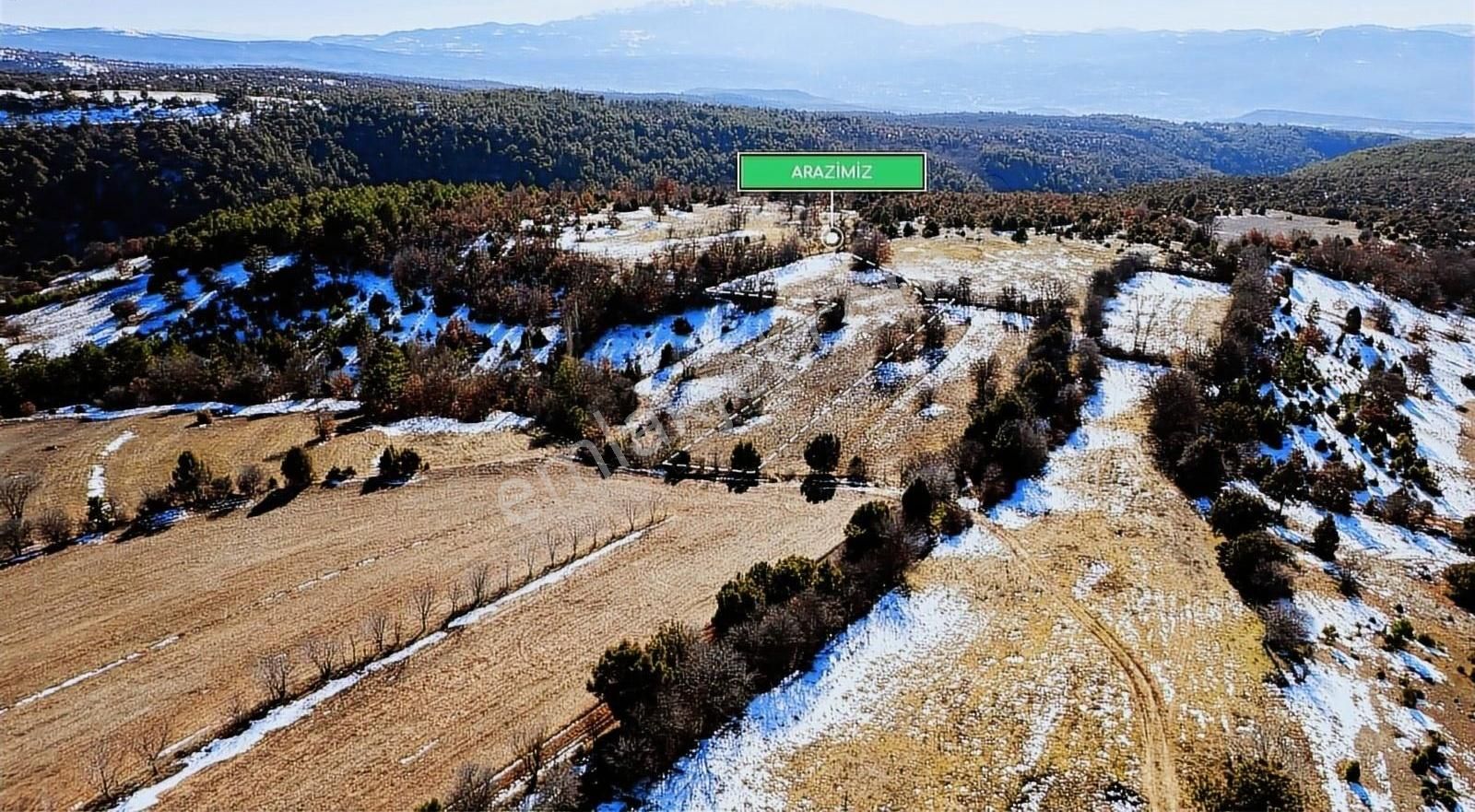 Hisarcık Şeyhçakır Köyü Satılık Tarla Kütahya Hisarcık'ta Yüksek Potansiyelli Arazi-vade Farksız Satış