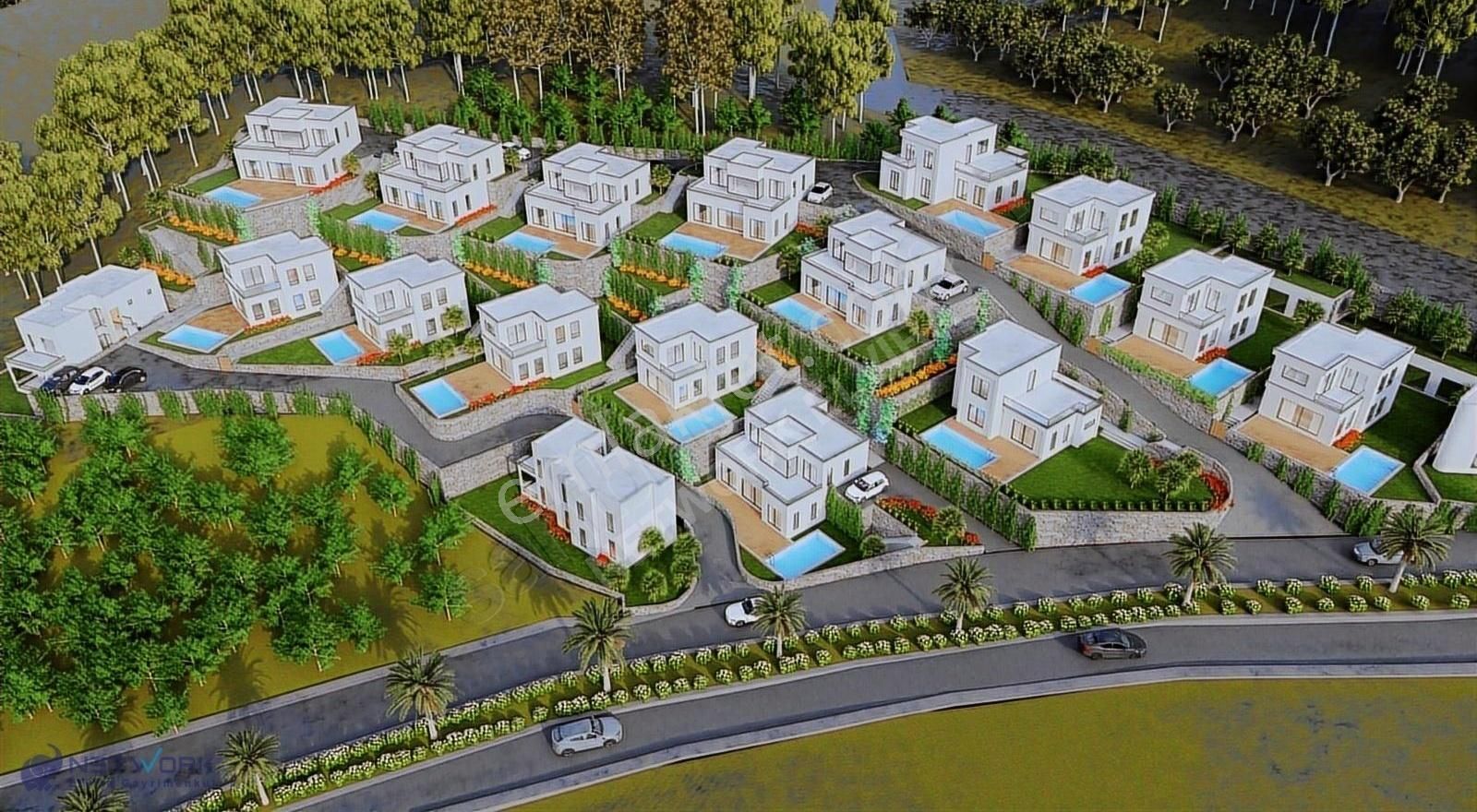 Bodrum Koyunbaba Satılık Villa Gümüşlük Çukurbük Yeni Proje 3+1 Sitede Müstakil Villa