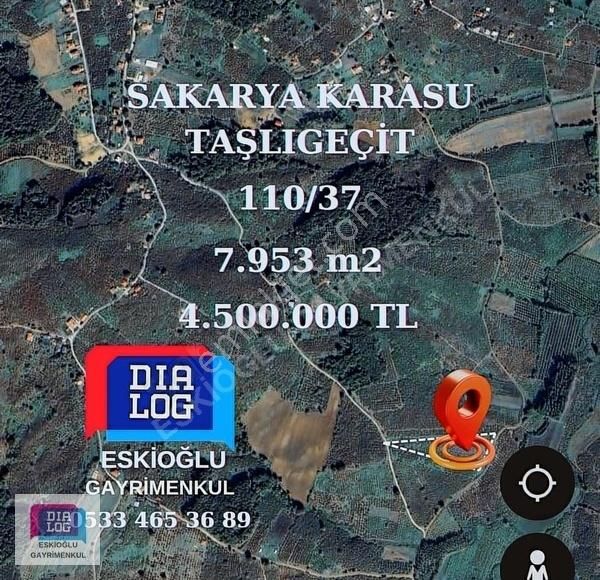 Karasu Taşlıgeçit Satılık Tarla Eskioğlu'ndan Karasu'da Yatırımlık Muhteşem Tek Tapu Arsa