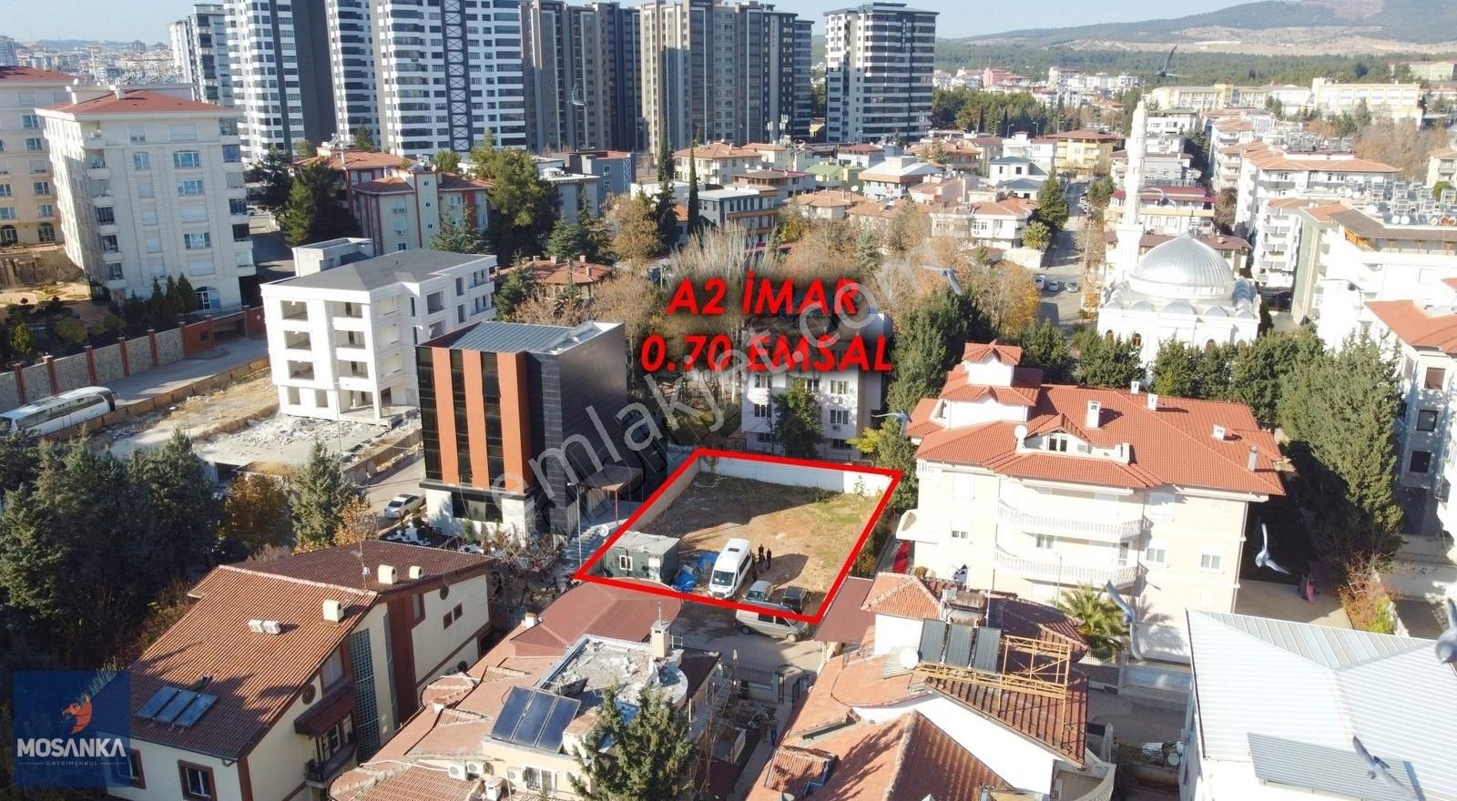 Şehitkamil Fatih Satılık Villa İmarlı Mosanka'dan Fatih'te Satılık 0.70 Emsal A2 İmarlı Arsa