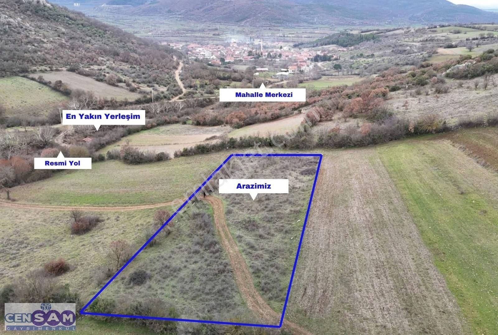 Bigadiç Hisarköy Satılık Tarla Balıkesir Bigadiç'te 2.926 M2 Turistik Alanda Köye Yakın Arazi !