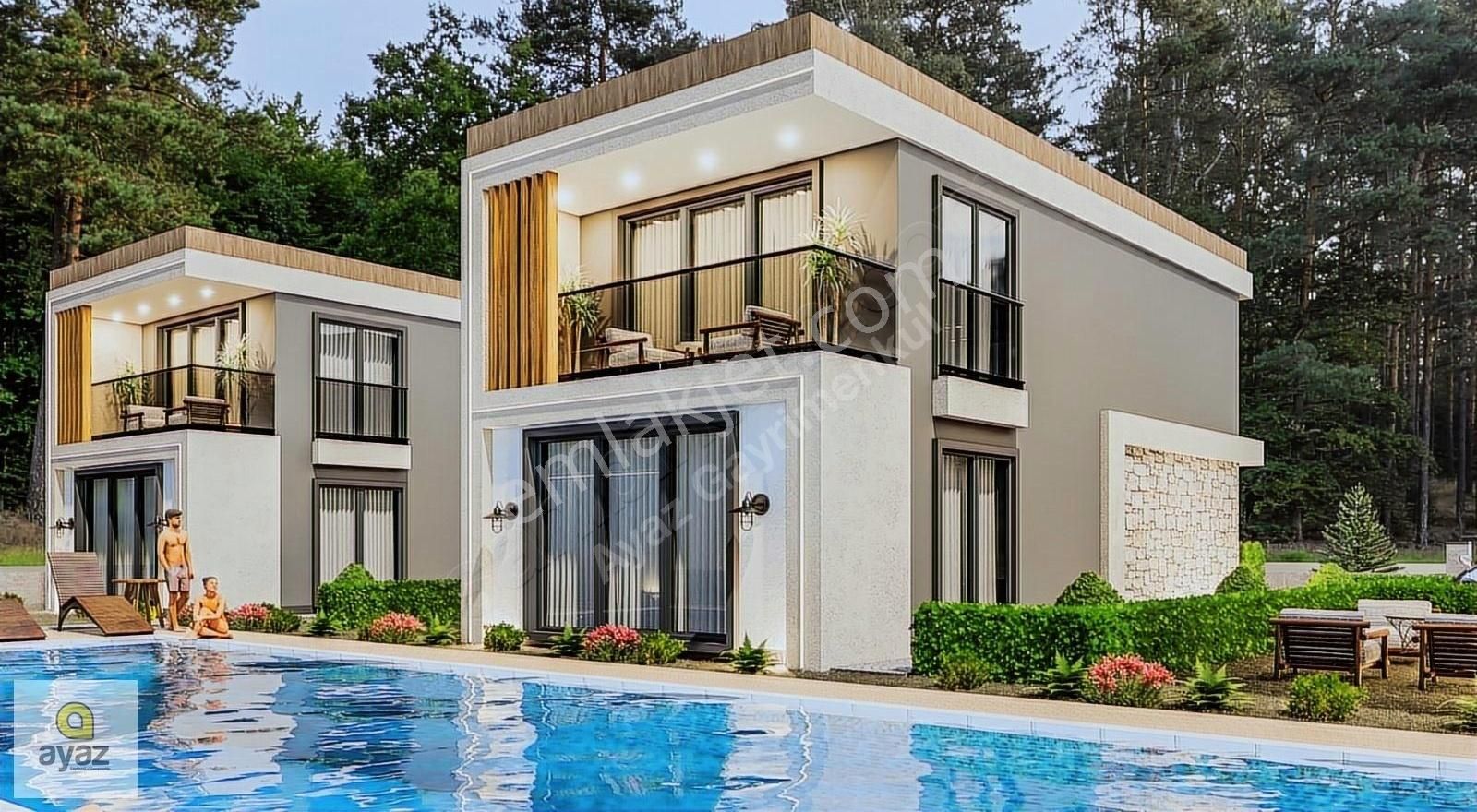 Erdek Zeytinli Satılık Villa Erdek Düzler'de Denize Yakın Konumda Satılık Tripleks Villalar