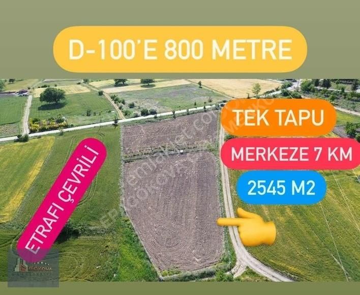 Merzifon Aksungur Köyü (Merkez) Satılık Tarla Epa Gökova'dan 2.545 M2 Etrafı Çevrili Satılık Bahçe Yeri. 7 Km