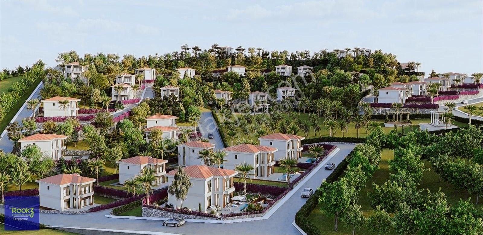 Urla Kalabak Satılık Villa İzmir Urla Kalabak Site İçi Müstakil Havuzlu 4+1 Satılık Villa