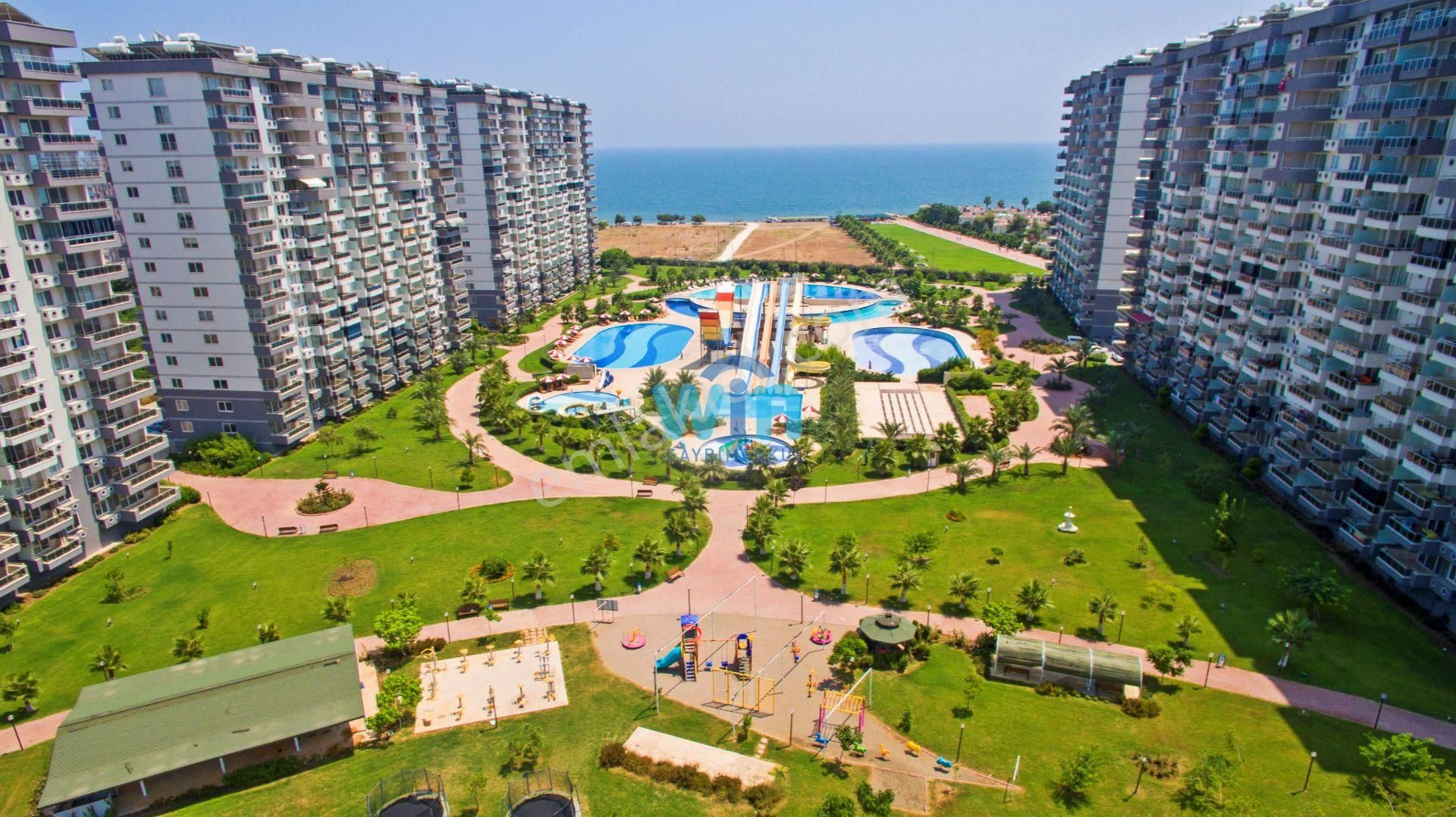 Mersin Erdemli Kiralık Yazlık Win'den Sunflowers 1'de Deniz Manzaralı Full Eşyalı Kiralık 2+1