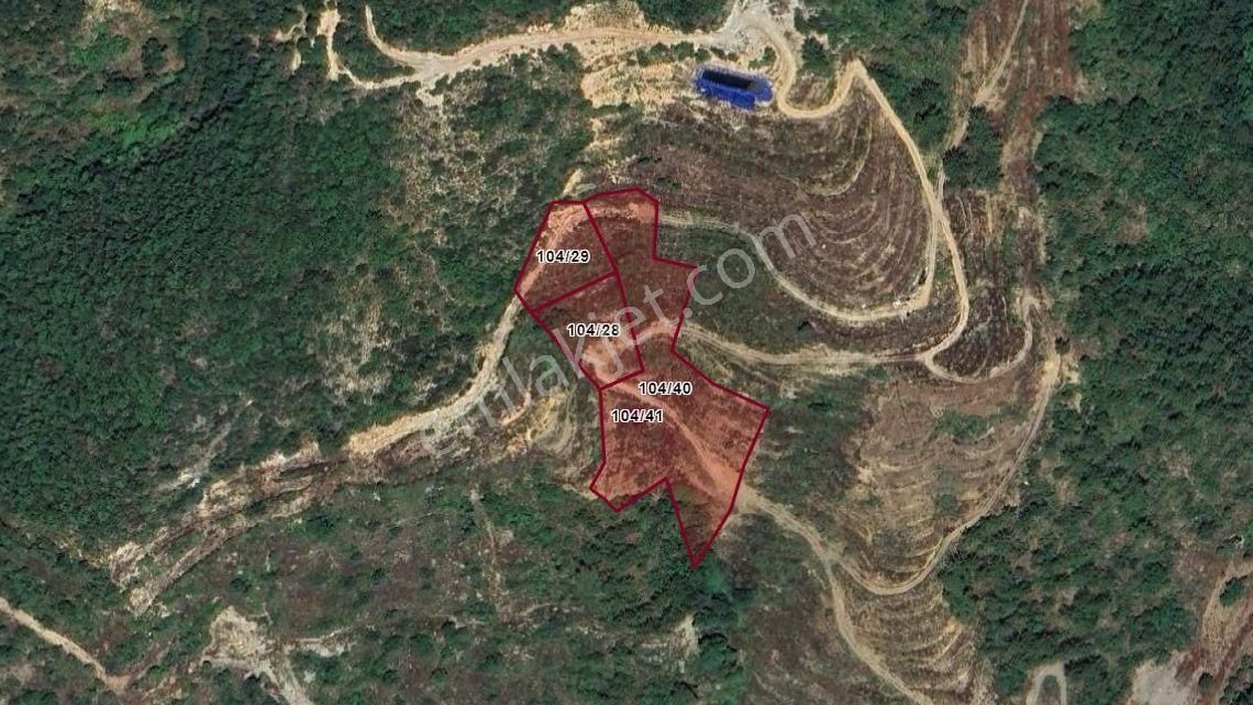 Alanya Yenice Satılık Tarla Yenice Köyü Yavşaören Mevkinde 4 Adet 8300 M2 Satılık Tarla