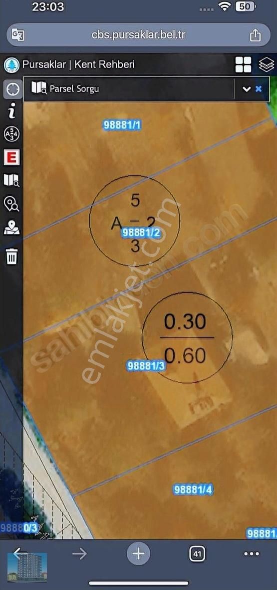 Pursaklar Kösrelikkızığı Satılık Konut İmarlı Pursaklar Kızıkta 350 M İmarlı Asfalta Cephe