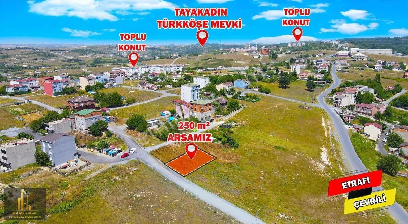 Arnavutköy Adnan Menderes Satılık Konut İmarlı Arnavutköy Taşoluk'da Zirve Konumda 250 M2 Satılık Arsa