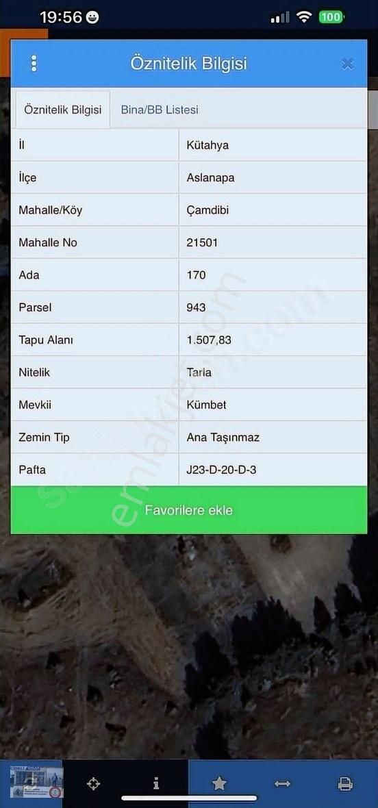 Cideli Emlak Dan Satılık Kütahyada Yer - Görsel 2