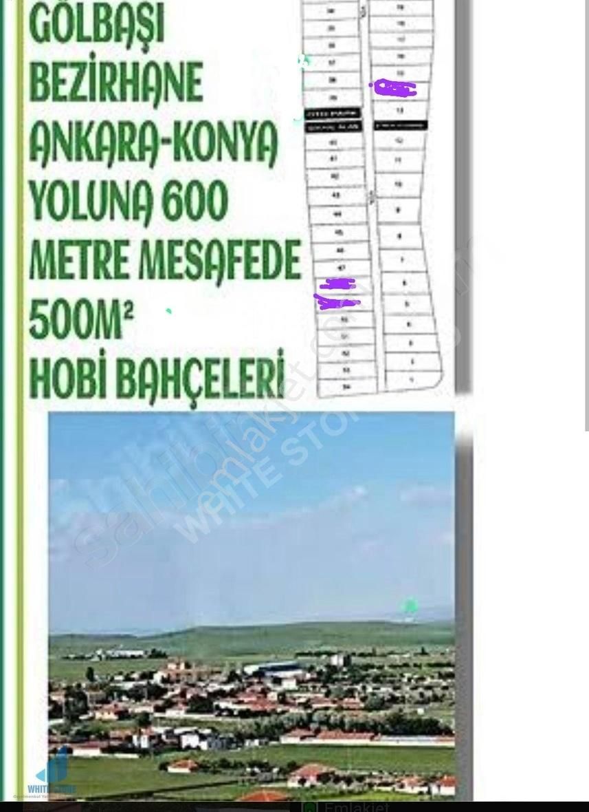 Gölbaşı Bezirhane Satılık Bağ & Bahçe Gölbaşı Bezirhanede Satılık 500m2 Hobi Bahçesi