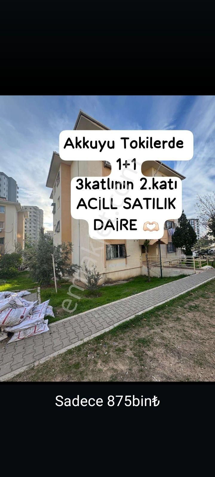 Sarıçam Akkuyu Satılık Daire Hakem Emlak'tan Sarıçam Akkuyu Tokilerde Borçsuz Tapusu Hazır Satılık Daire