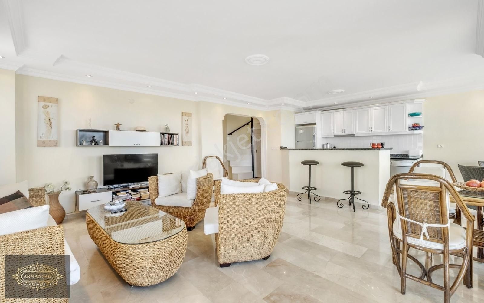 Alanya Oba Mah.full Manazaralı Eşyalı Satılık 3+1 Dubleks Daire - Görsel 20