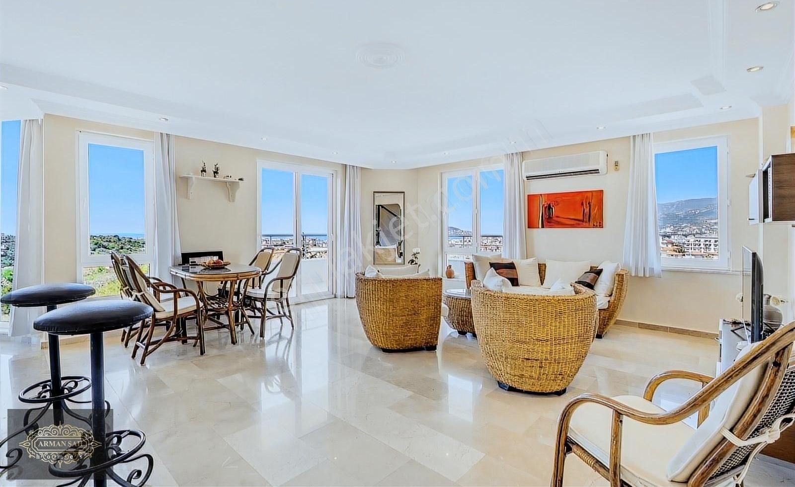 Alanya Oba Mah.full Manazaralı Eşyalı Satılık 3+1 Dubleks Daire - Görsel 18