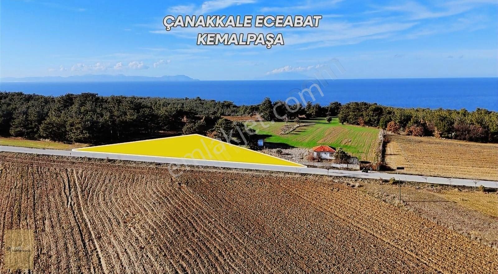 Eceabat Kemalpaşa Satılık Tarla Çanakkale/eceabat Kemalpaşa Mahallesinde Satılık Tarla