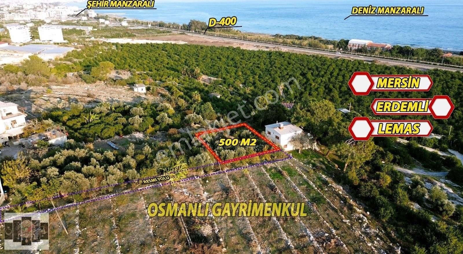 Erdemli Limonlu Satılık Villa İmarlı Mersin Erdemli Deniz Manzaralı Yatırımlık Arsa Daire Takasna Açk