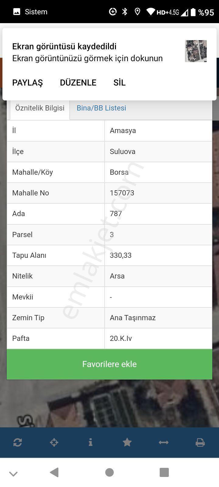 Suluova Borsa Satılık Konut İmarlı Borsa Mahallede Yeni Yapılacak Toki Arsalarına Yakın Olan İki Arsa