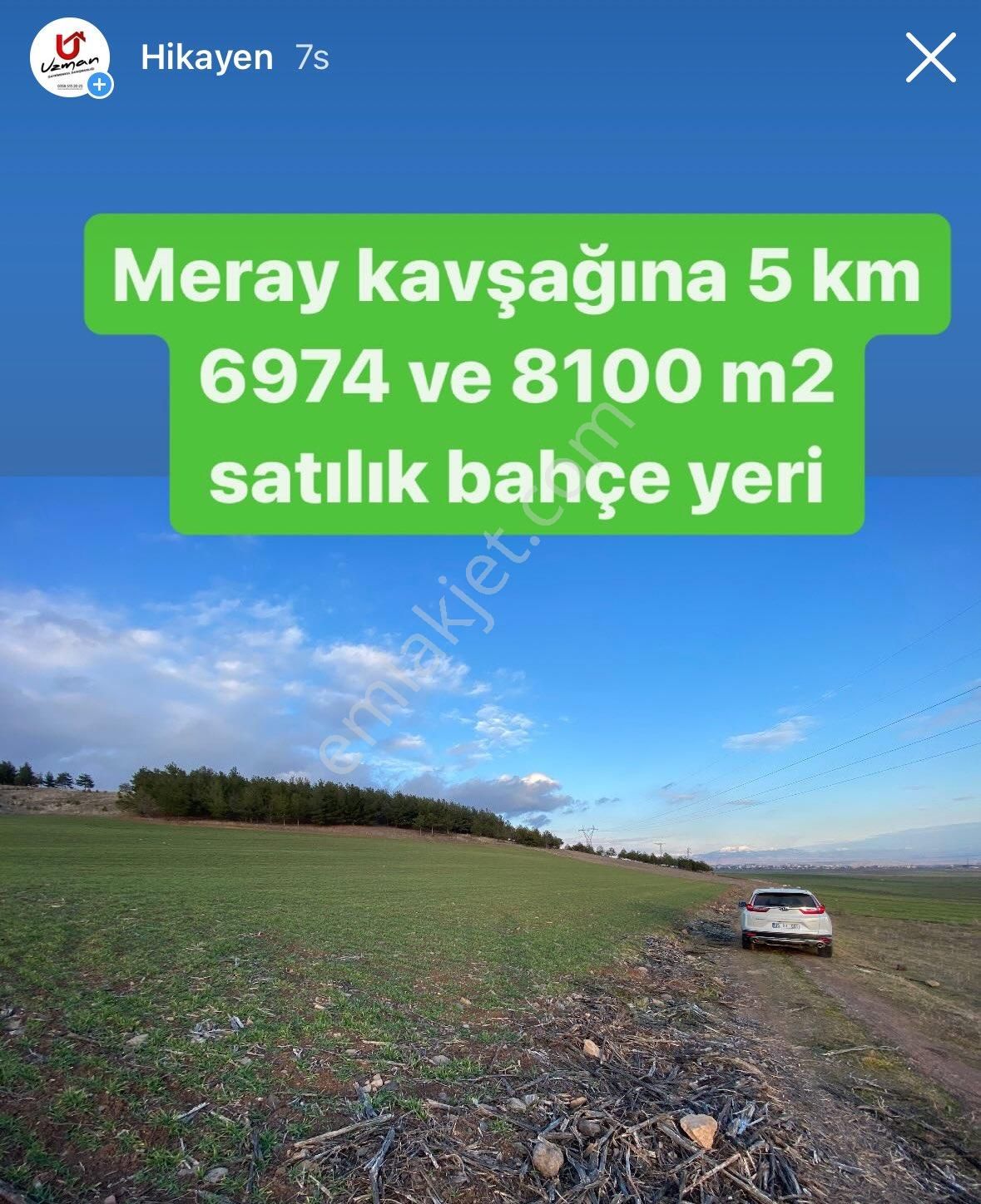 Merzifon Muşruf Köyü (Merkez) Satılık Tarla Epa Gökova Gayrimenkulden 6.974 + 8.101 M2 Satılık Yatırımlık Tarla. Muşruf Köyü