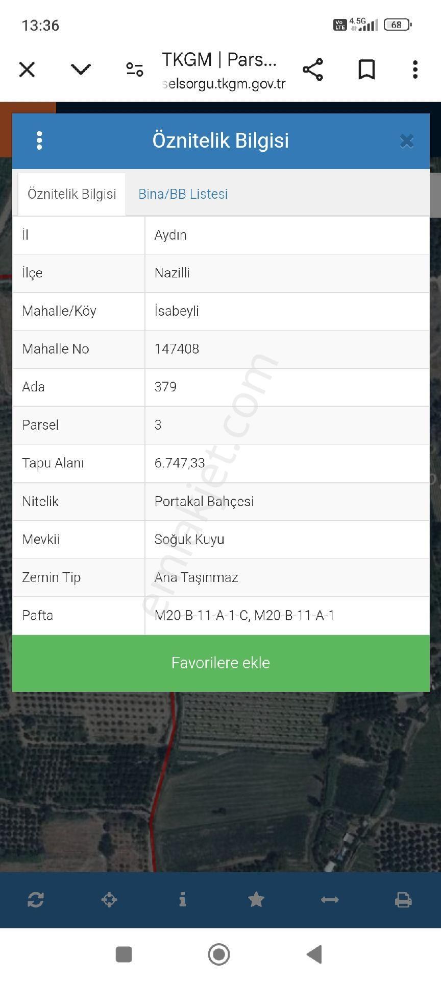 İsabeylide 6747 M2 Satıkık Arsa - Görsel 3