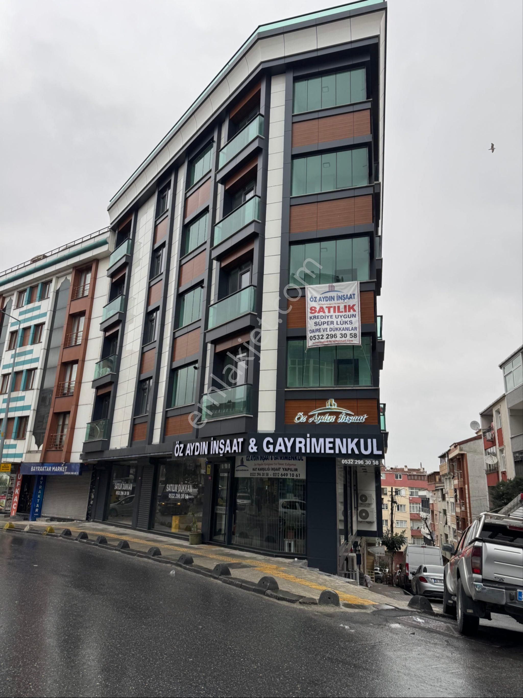 Gaziosmanpaşa Şemsipaşa Satılık Daire Öz Aydın İnşaattan Satılık Cadde Üzeri 2+1 Köşe Daire