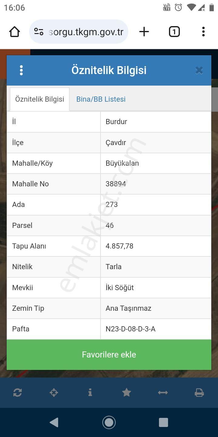 Suyu Yolu Mevcut Tarla - Görsel 3