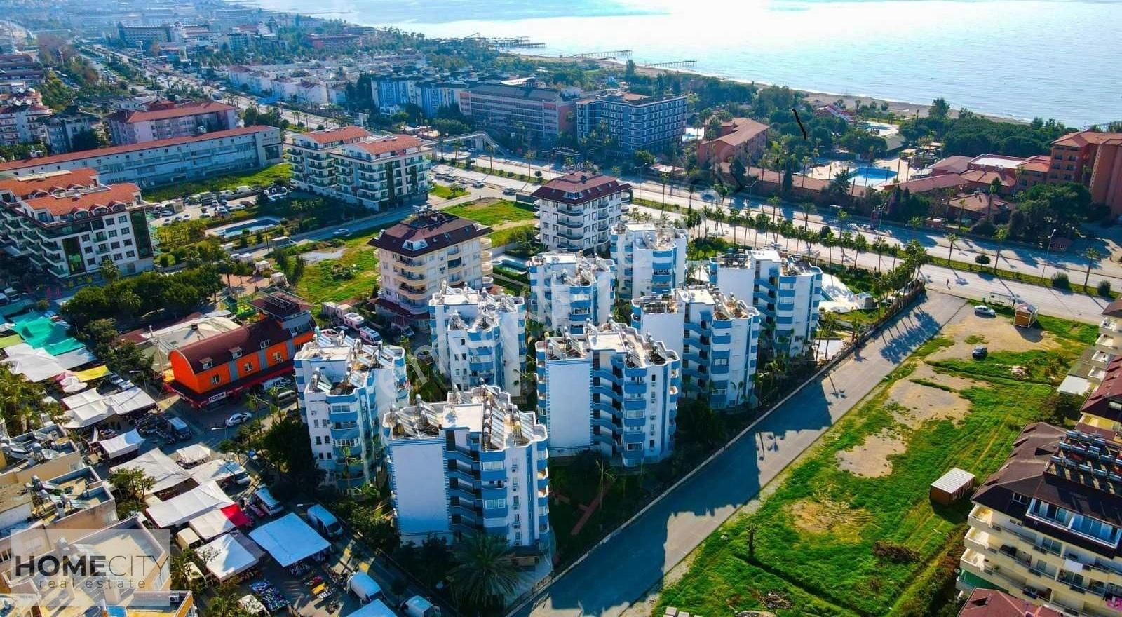 Alanya Konaklı Satılık Daire Alanya Konaklı 2+1 90m2 Havuzlu Site İçi,denize Sıfır Eşyalı