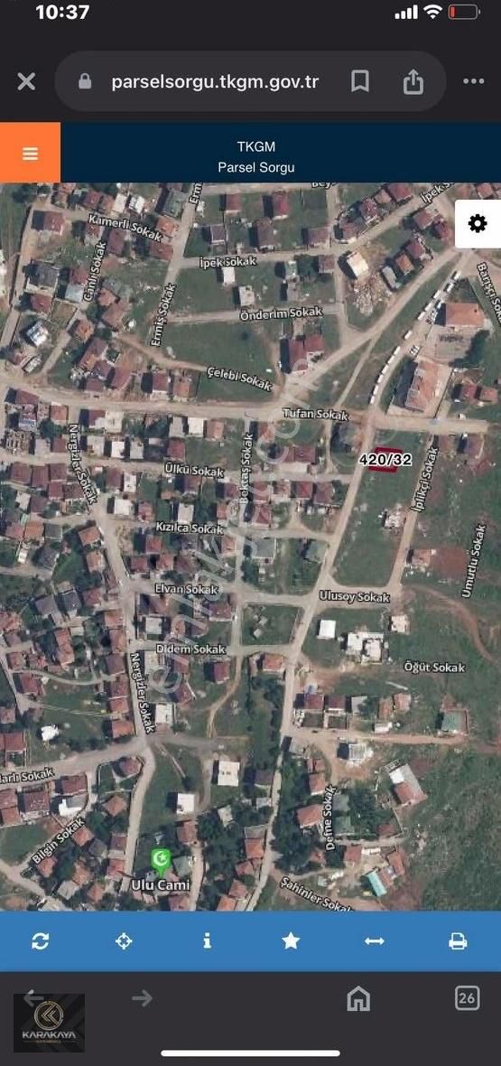 Körfez Cumhuriyet Satılık Konut İmarlı Fırsat!!kocaeli Yukarı Hereke'de 262 M2 Satılık Arsa