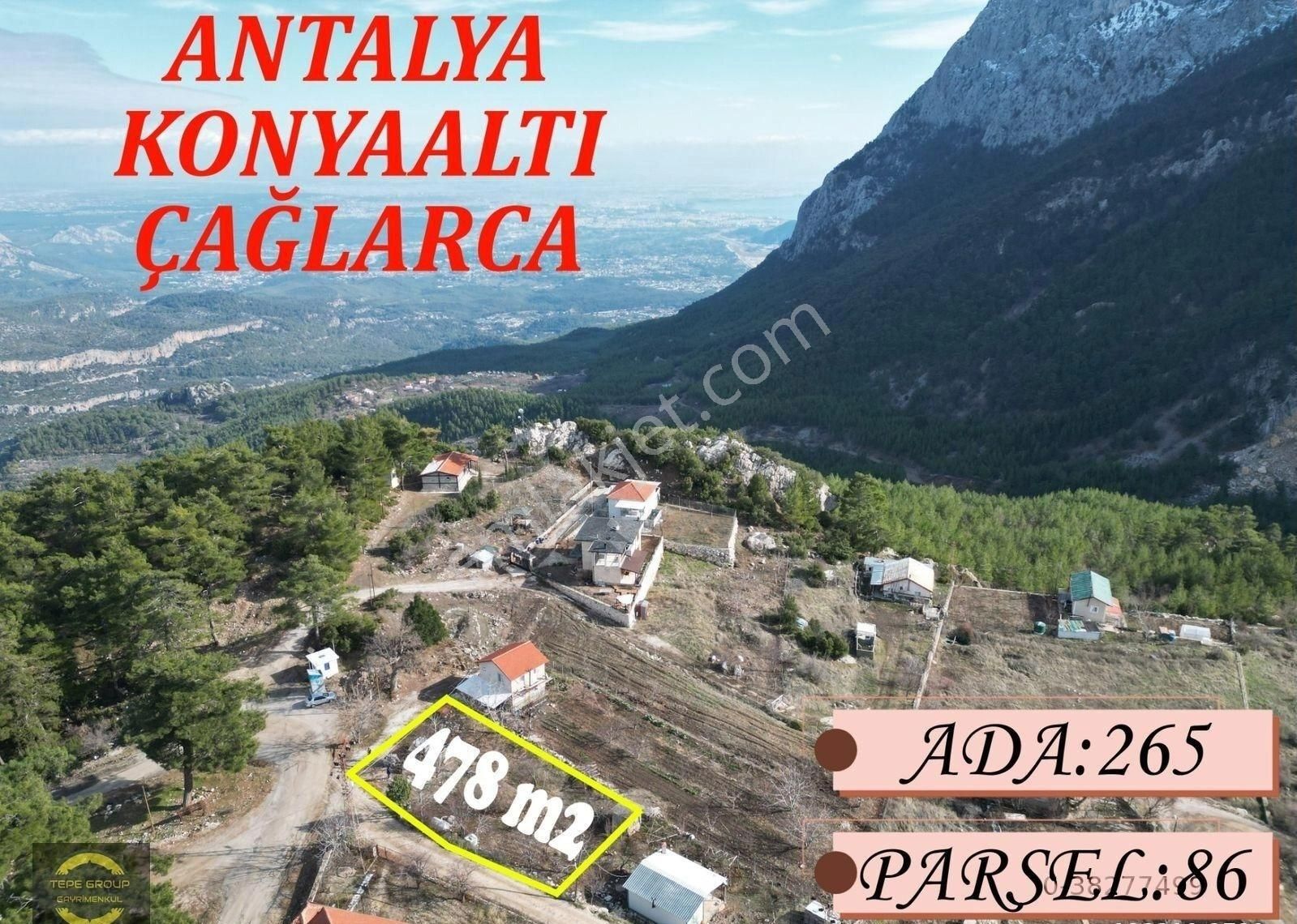 Konyaaltı Çağlarca Satılık Tarla Antalya Konyaaltı Çağlarca Kozağacı Mevkiinde Satılık Arsa