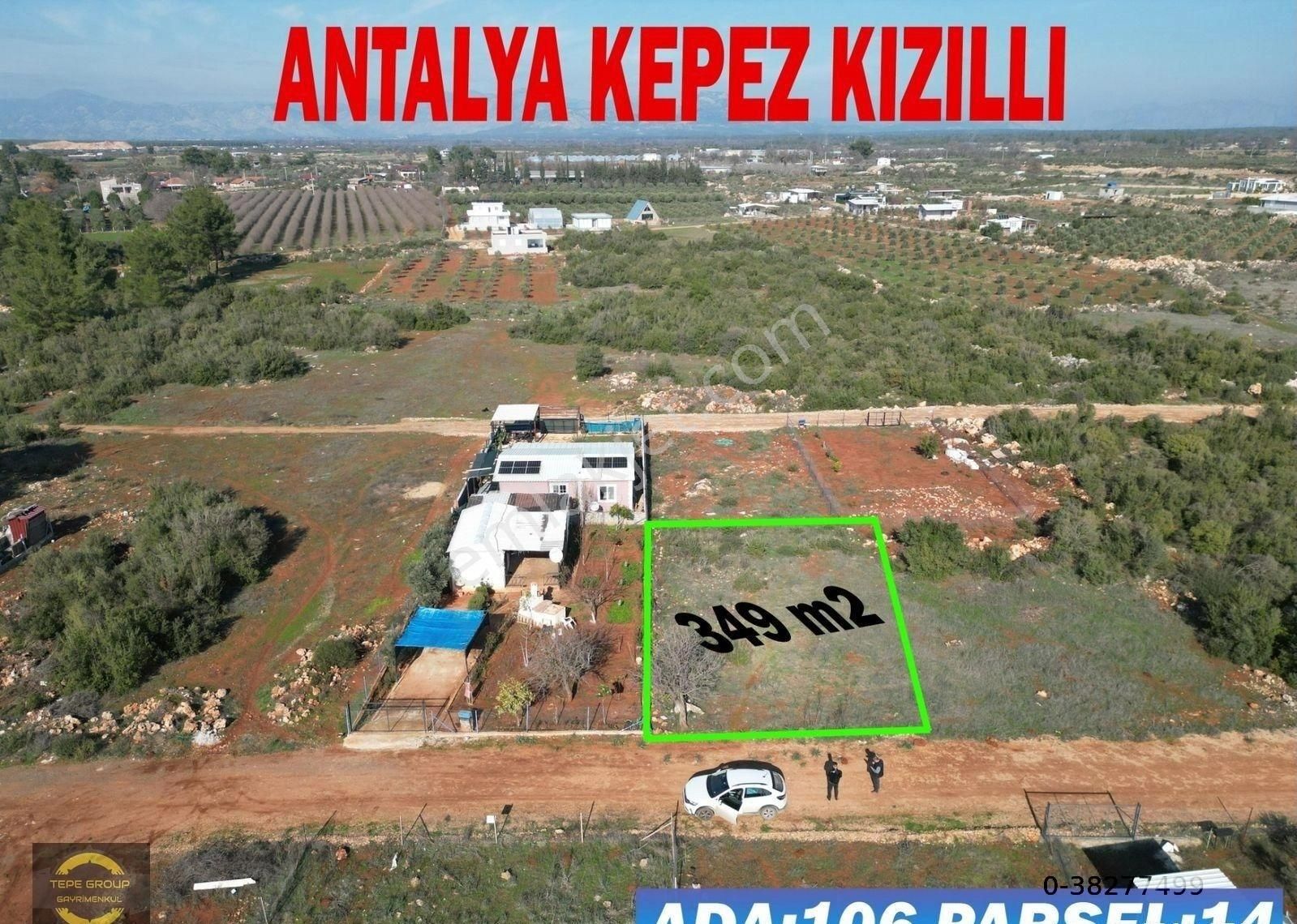 Kepez Kızıllı Satılık Konut İmarlı Antalya Kepez Kızıllı'da 349 M2 Villa İmarlı Satılık Arsa