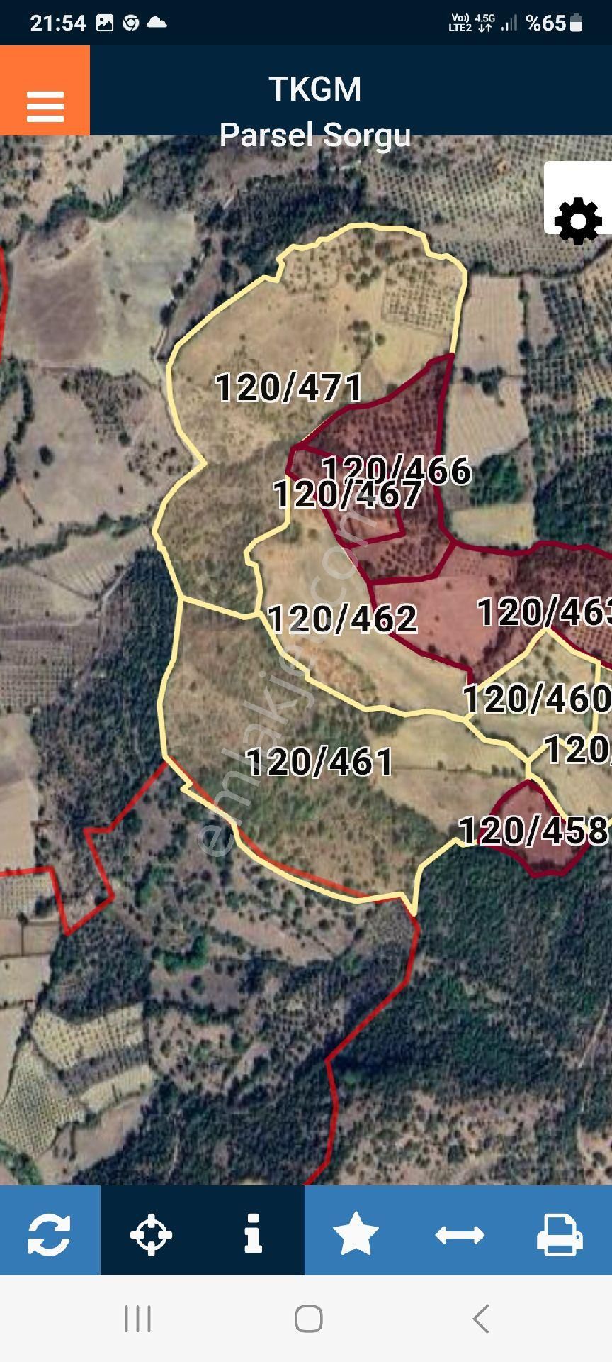 Bergama Tırmanlar Satılık Tarla Satılık Müstakiltapu