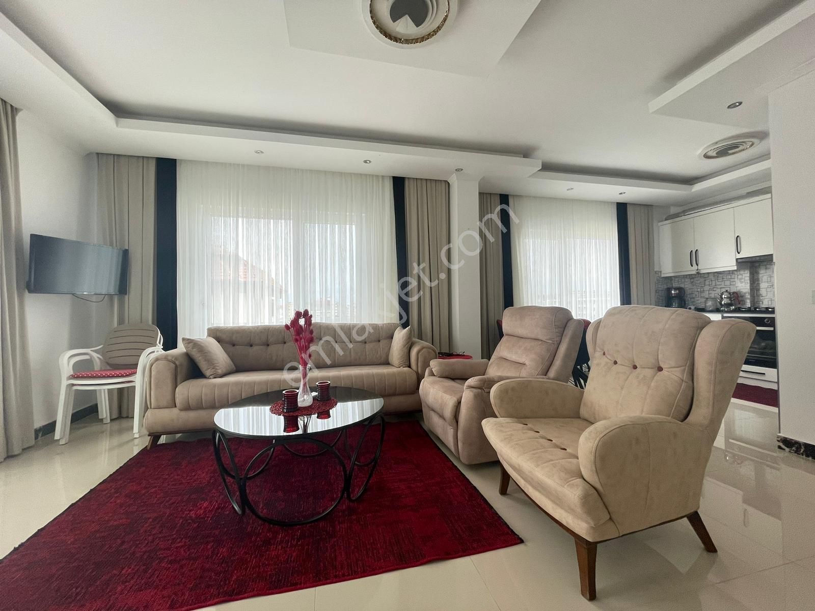 Alanya Kestel'de Lüks Eşyalı 2+1 Dubleks Daire Satışta - Görsel 7