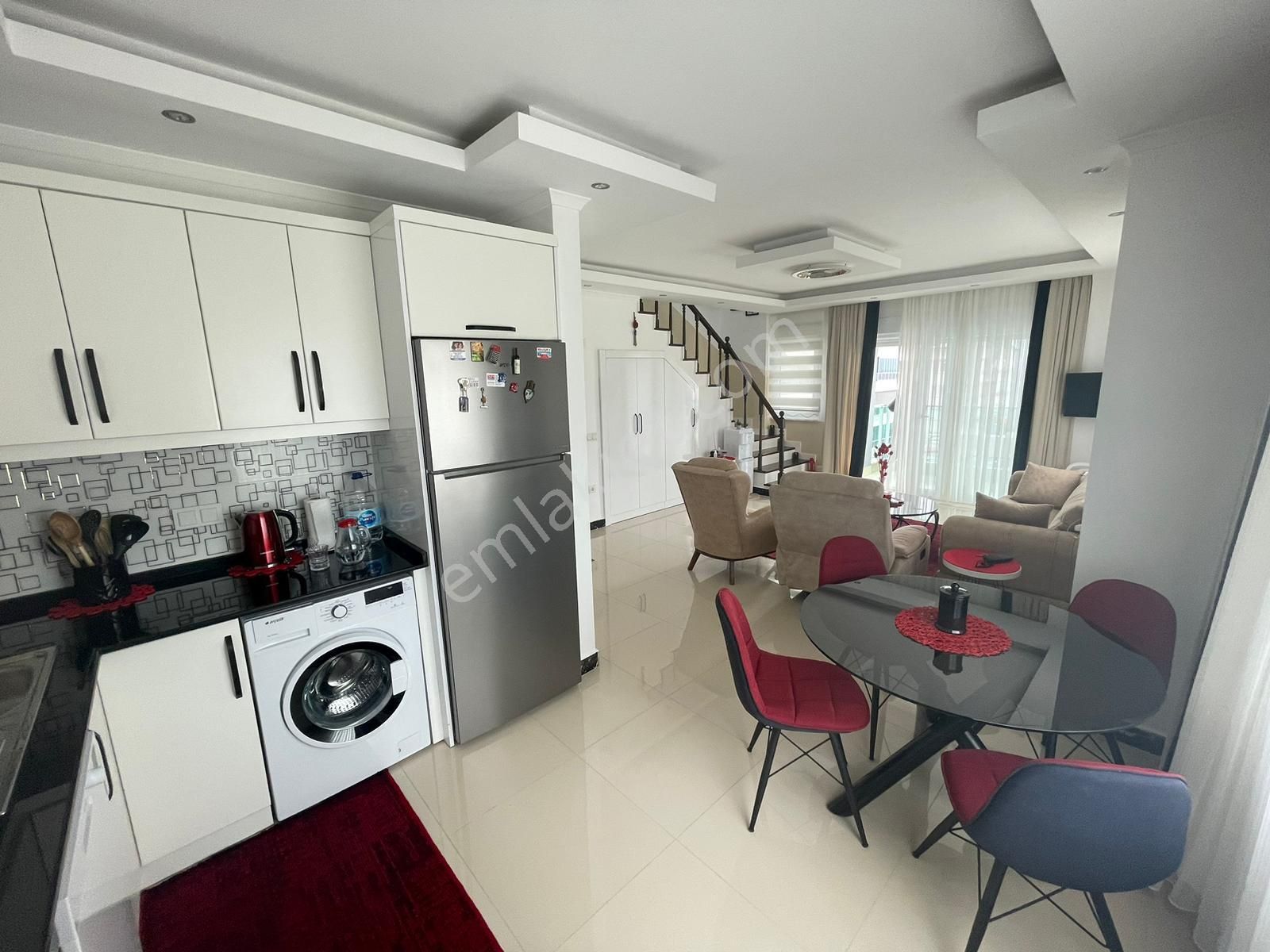 Alanya Kestel'de Lüks Eşyalı 2+1 Dubleks Daire Satışta - Görsel 15