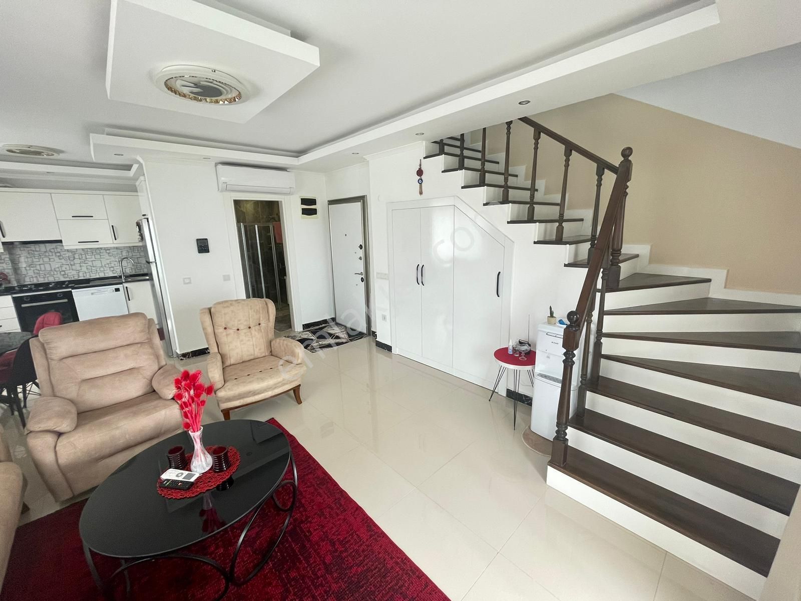 Alanya Kestel'de Lüks Eşyalı 2+1 Dubleks Daire Satışta - Görsel 21