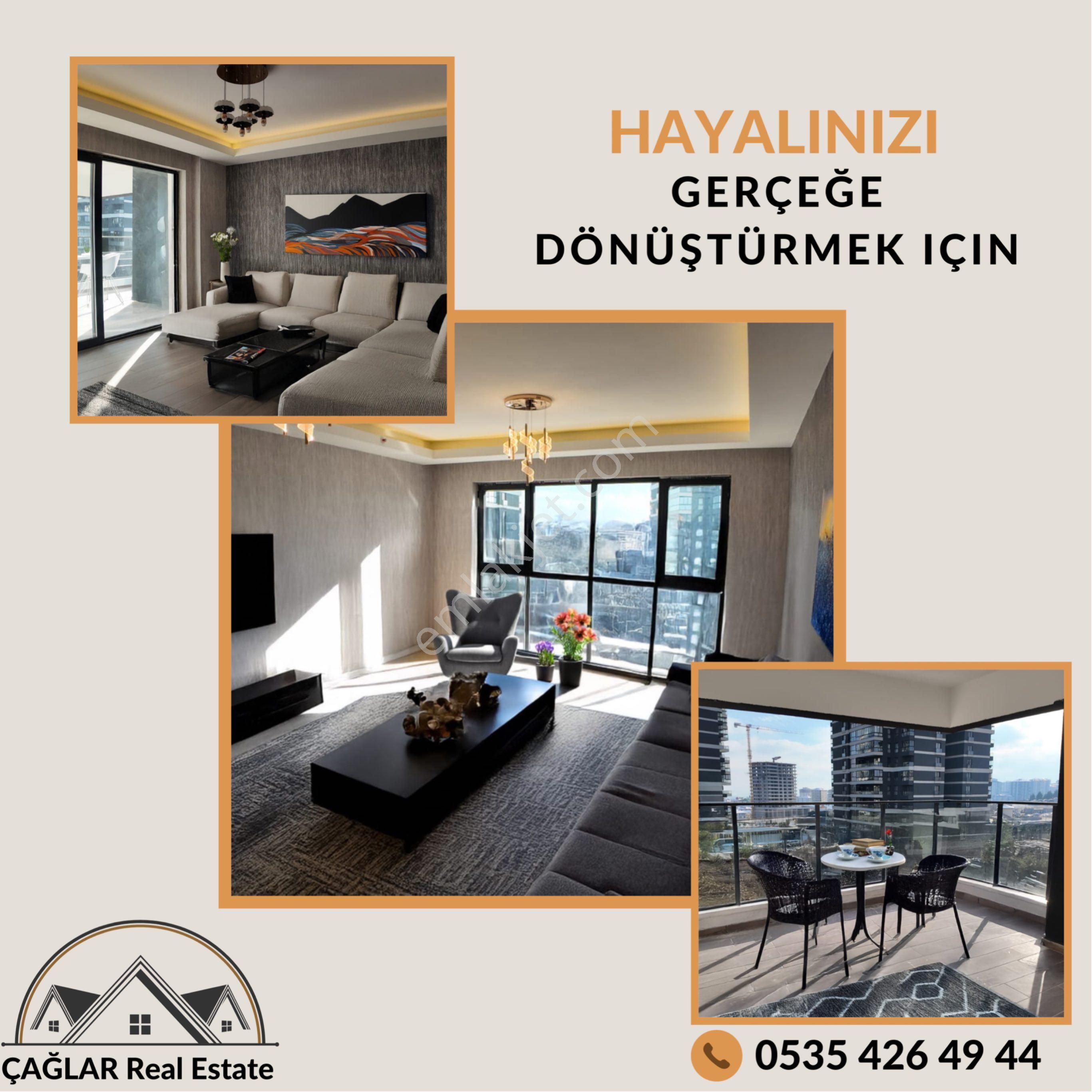 Pursaklar Mimar Sinan Satılık Daire Lüks Sitede Satılık 4+1 Daireler