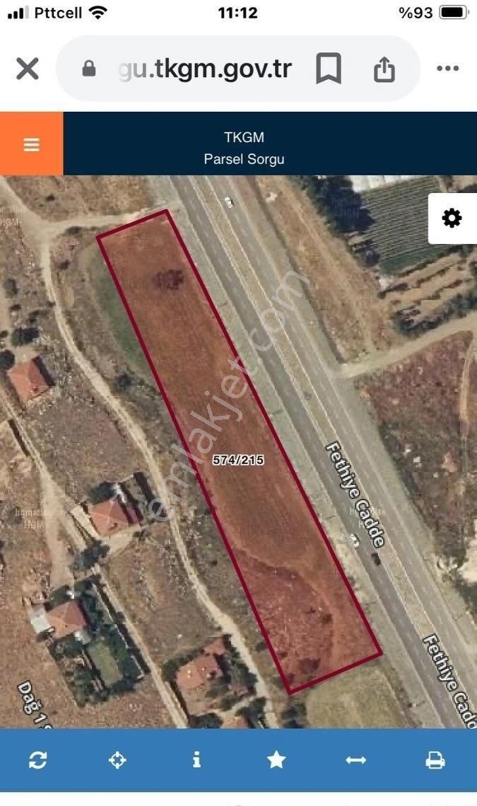 Çavdır Söğüt Bld. (Çeşme) Satılık Ticari İmarlı Burdur Çavdır Sögüt Fethiye Ana Yol Üzerinde Satılık Ticari Arsa