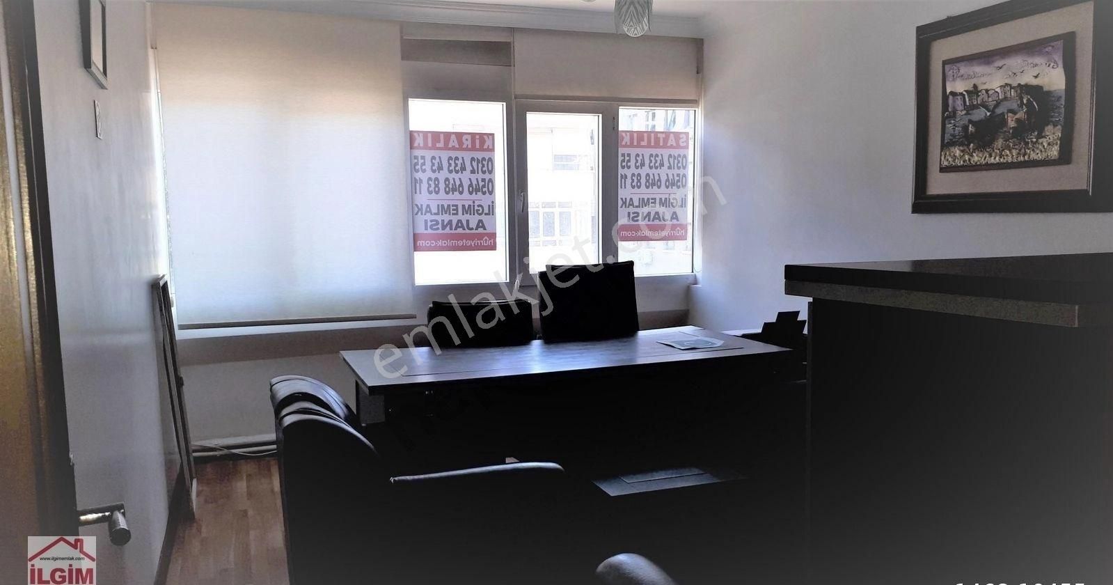 Çankaya Meşrutiyet Kiralık Ofis Kızılay Karanfil Sokakta 2+1 Kombili Asansörlü Eşyalı Kiralık Ofis