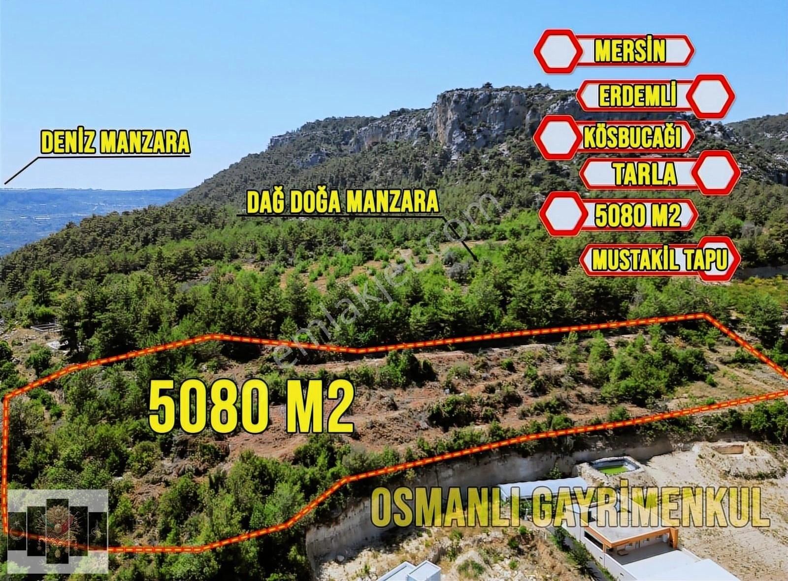 Erdemli Kösbucağı Satılık Tarla Erdemli Kösbucağı Satılık 5080 M2 Parsel Fiyat Düştü