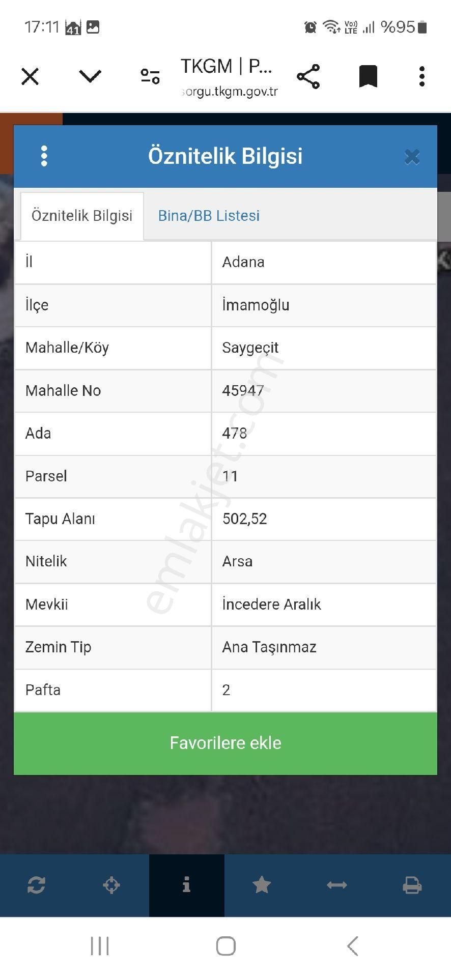 İmamoğlu Fatih Satılık Konut İmarlı Süper Konumda Tatlici Köşesinde Arkasında Arsa