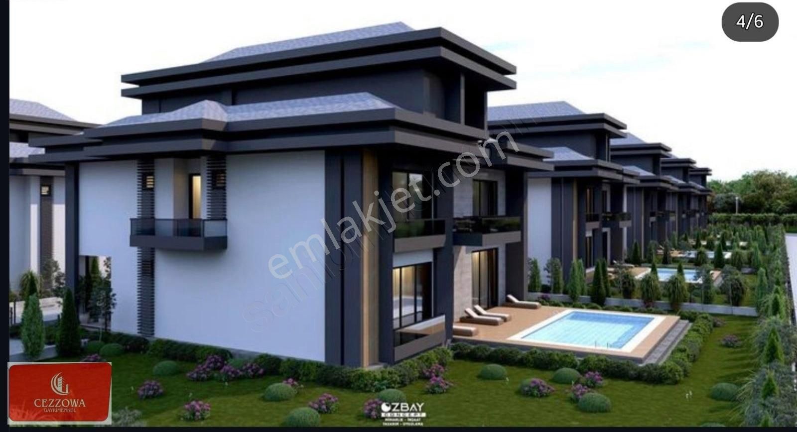 Kayapınar Talaytepe Satılık Villa Pia Modern Triplex Villa Satılık