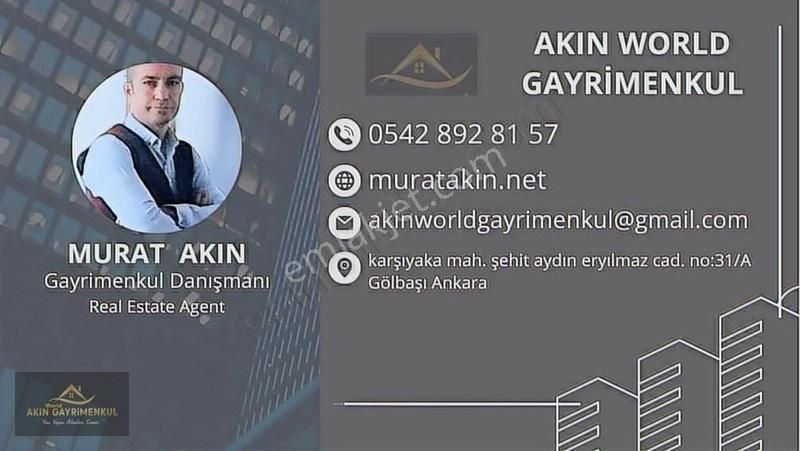 Gölbaşı Şafak Kiralık Daire Şafak Mahallesinde Kiralık 2+1 Daire